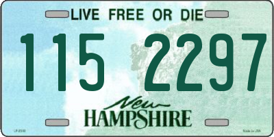 NH license plate 1152297