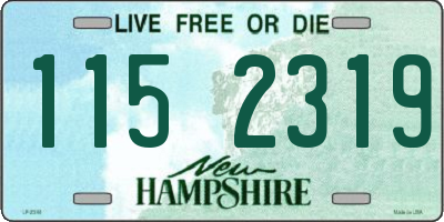 NH license plate 1152319