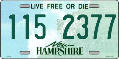 NH license plate 1152377