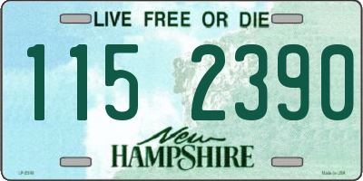 NH license plate 1152390
