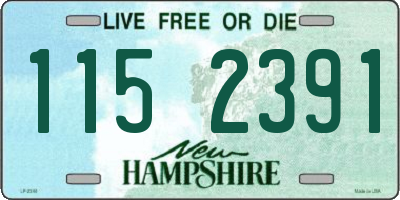 NH license plate 1152391