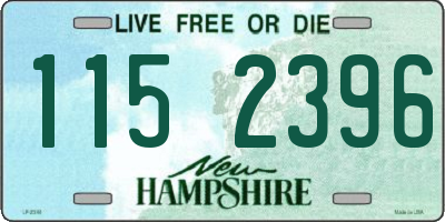 NH license plate 1152396
