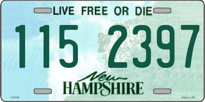 NH license plate 1152397