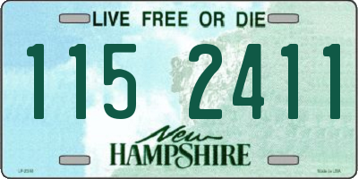 NH license plate 1152411