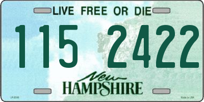 NH license plate 1152422