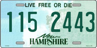 NH license plate 1152443