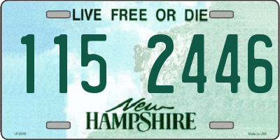 NH license plate 1152446