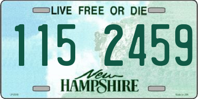 NH license plate 1152459