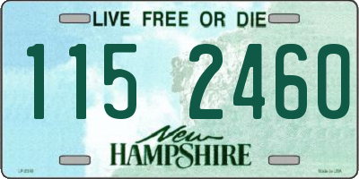 NH license plate 1152460