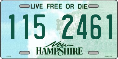 NH license plate 1152461