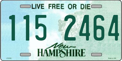 NH license plate 1152464