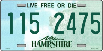 NH license plate 1152475