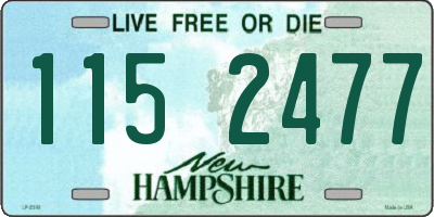 NH license plate 1152477