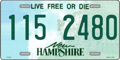 NH license plate 1152480