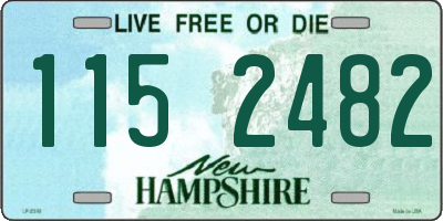 NH license plate 1152482