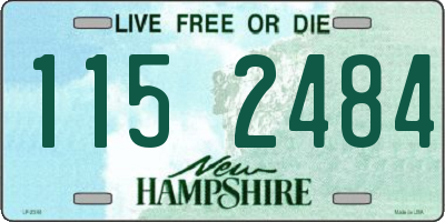 NH license plate 1152484