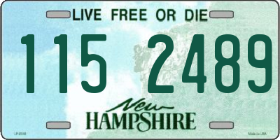 NH license plate 1152489
