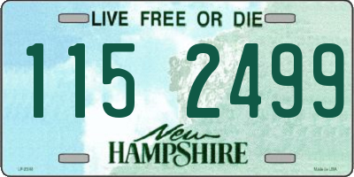 NH license plate 1152499