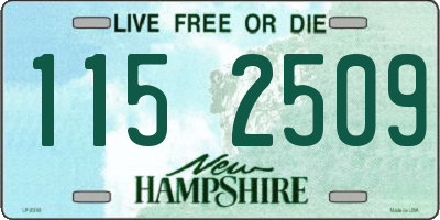 NH license plate 1152509