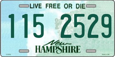 NH license plate 1152529
