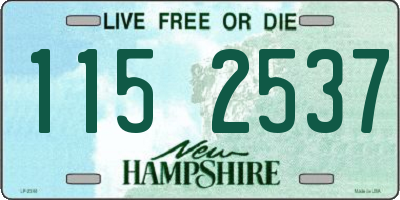 NH license plate 1152537
