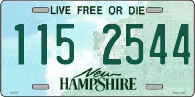 NH license plate 1152544