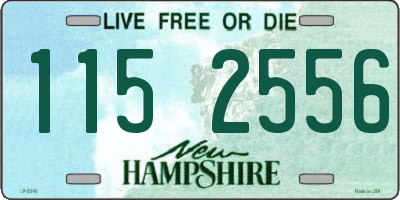 NH license plate 1152556
