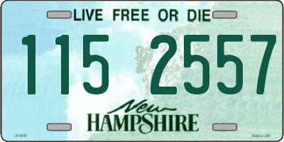 NH license plate 1152557