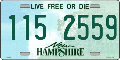 NH license plate 1152559