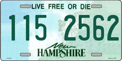 NH license plate 1152562