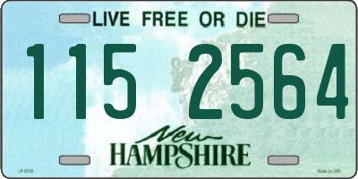 NH license plate 1152564