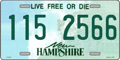 NH license plate 1152566