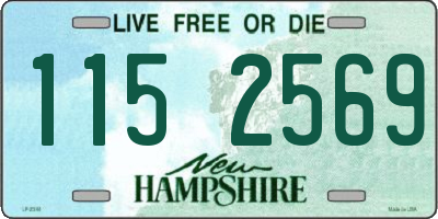 NH license plate 1152569