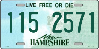 NH license plate 1152571