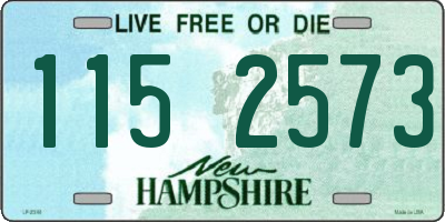 NH license plate 1152573