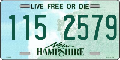 NH license plate 1152579