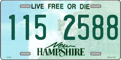 NH license plate 1152588