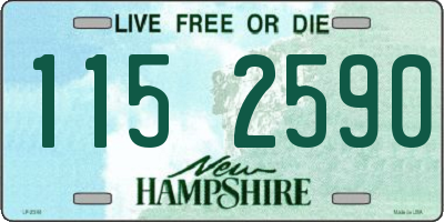 NH license plate 1152590