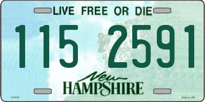 NH license plate 1152591