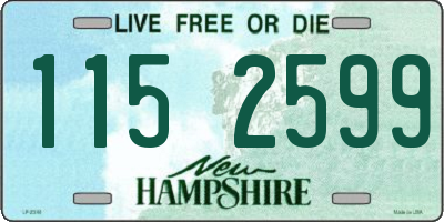 NH license plate 1152599