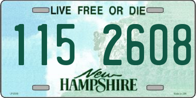 NH license plate 1152608