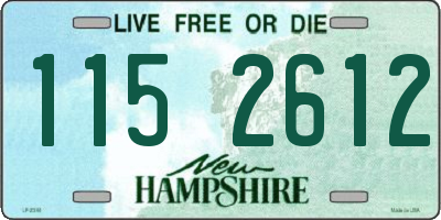 NH license plate 1152612