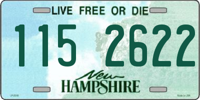 NH license plate 1152622