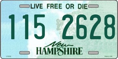 NH license plate 1152628