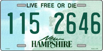 NH license plate 1152646