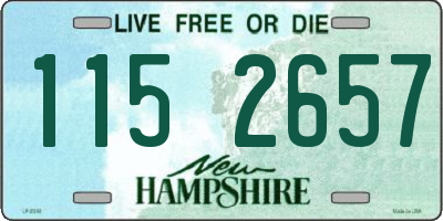 NH license plate 1152657