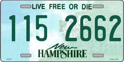 NH license plate 1152662