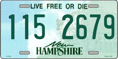 NH license plate 1152679
