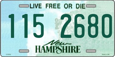 NH license plate 1152680