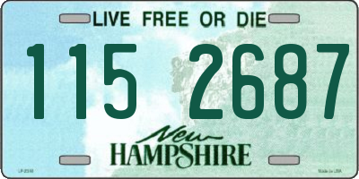 NH license plate 1152687